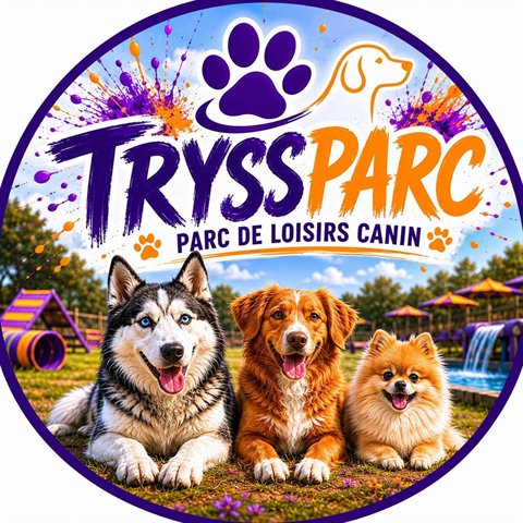 Logo TryssParc, parc de loisirs canin